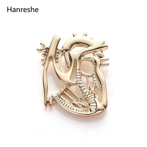 New Jewelry Heart Shape Brooch Pin Gold Silver Color Jewelry Gift Doctor Nurse Student Medical Christmas Pin Badge Pins Men|Brooches| - AliExpress Medical Christmas, Heart Circulation, Doctor Jewelry, Nurse Jewelry, Bee Dog, Medical Jewelry, Doctor Gift, Medical Doctor, Eagle Design