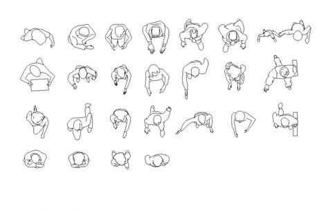 People CAD blocks line diagram detail elevation 2d view dwg file Silhouette People Architecture, People Top View, Line People, Silhouette Architecture, Person Silhouette, Line Diagram, Interior Architecture Drawing, Architect Drawing, Plans Architecture
