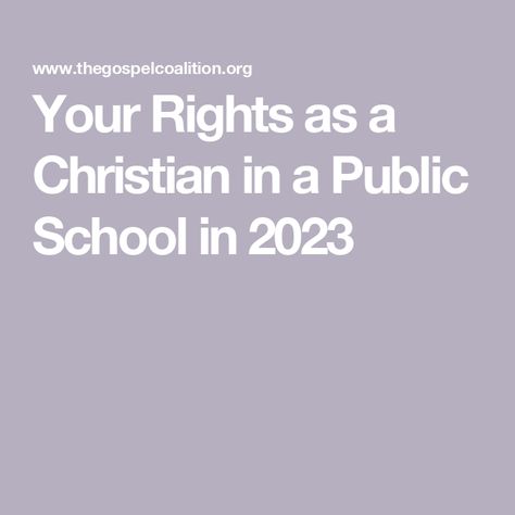 Your Rights as a Christian in a Public School in 2023 Fca Ideas, Bible Passages, School Clubs, School Event, School Staff, Religious Images, Religious Symbols, Christian School, School Events