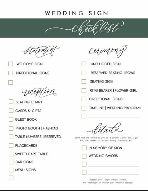 Shenandoah Wedding, Wedding Checklists, Ring Bearer Flower Girl, Sweetheart Table Wedding, Wooden Wedding Signs, Guest Book Table, Wedding Help, Planning Checklist, Wedding Checklist