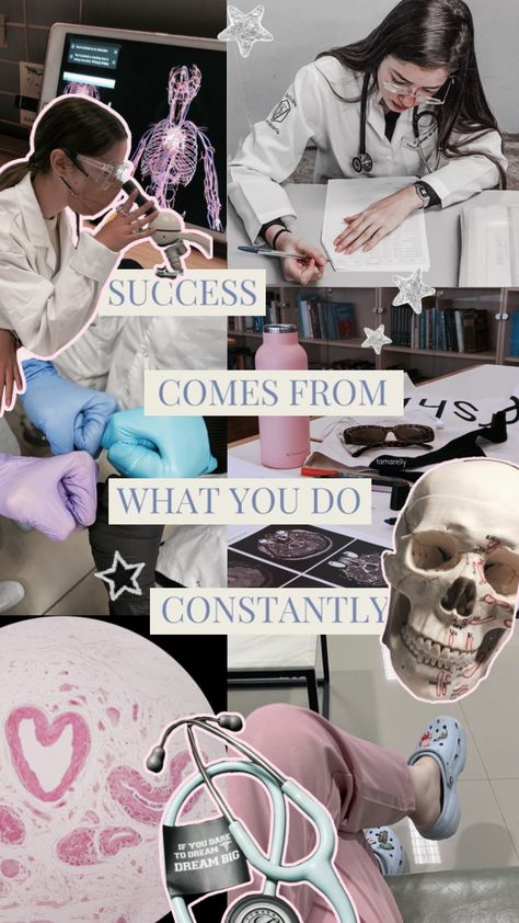 #moodboard #md #medstudent #studymotivation #thatgirl #thewizardliz Doctor Quotes Medical, Radiology Student, Job Inspiration, Medical Quotes, Medical School Life, College Motivation, Medical Student Motivation, Nurse Inspiration, Nurse Aesthetic