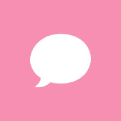 Pink Imessage App Icon Aesthetic, Pink Imessage Icon, Preppy Apps, Preppy Logos, Ipad Makeover, Imessage App, Phone Widgets, App Logos, Bts Wallpaper Desktop