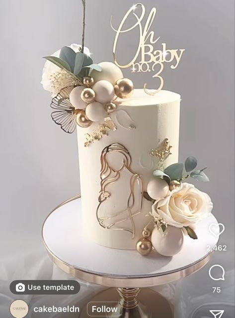 Boho Baby Shower Cake Ideas, Elegant Baby Shower Cakes, Baby Shower Cake Ideas Unique, Neutral Gender Reveal Cake, Mom To Be Cake, Simple Gender Reveal Cake, Elegant Babyshower, Cake Pregnancy Announcement, Boho Baby Shower Cake