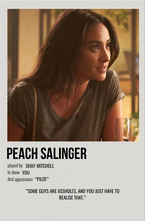 Peach Salinger Icon, Peach Salinger Aesthetic, Peach You Series, Peach Salinger, You Netflix Series Aesthetic, Kendall Jenner Face, Rose Colored Glasses, Shay Mitchell, Life Plan