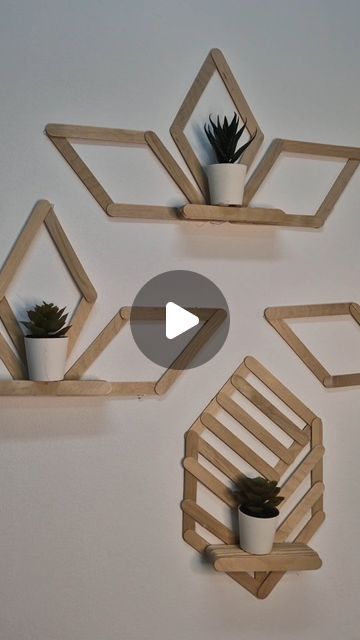 Afra Afsal on Instagram: "Diy wall decor .....   Ice cream stick/ popscicle   #homedecor #diy #popsicleart #diydecor #artgallry #simplecraft" Ice Cream Stick Decoration, Diy Popsicle Stick Crafts Wall Art, Popsicle Stick Wall Decor, Popsicle Stick Shelf, Craft Stick Projects, Ice Cream Stick Craft, Popsicle Art, Decorating With Sticks, Diy Popsicle Stick Crafts