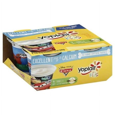 Active Kids Need Strong Bones: Calcium is essential for helping active kids build strong bones and for keeping bones healthy as your little one grows up. Yoplait Kids is an excellent source of calcium with 25% less sugar than the leading kids' yogurt. It is a delicious and wholesome choice to keep your kids happy and healthy.25% Less Sugar than the Leading Kids' Yogurt: Yoplait Kids has 8 grams of sugar per 3 oz. The leading kids' yogurt has 12 grams of sugar per 3 oz.Meets National Yogurt Association criteria for Live and Active Culture Yogurt. Kids Yogurt, Source Of Calcium, Sources Of Calcium, Low Fat Yogurt, Less Sugar, Strong Bones, Active Kids, Building For Kids, Disney Pixar Cars