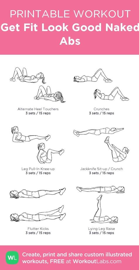 Best Abdominal Exercises, Workout Labs, Printable Workout, Gym Workout Plan For Women, Reps And Sets, Six Pack Abs Workout, Gym Abs, Printable Workouts, Workout Plan For Women