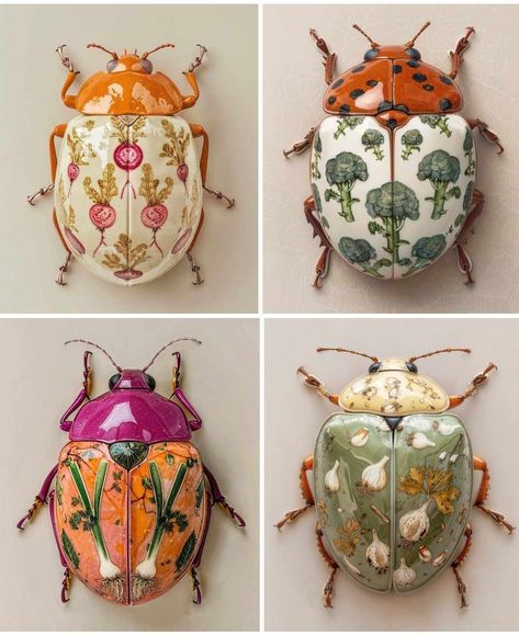 CHARLIEMOON ART Ceramic Insects, Clay Beetle, Clay Insects, Ceramic Bug, Entomology Aesthetic, Beetle Sculpture, Beetle Art, Butterfly Species, Bug Art