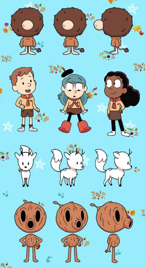 2d Simple Character, Hilda Character Design, American Cartoon Style, Hilda Art Style, Hilda Animation, Hilda Drawing, Hilda Characters, Hilda Netflix, Black Cartoon