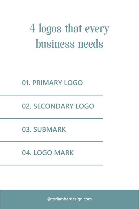 Every business needs a Logo Suite, which is made up of your primary logo, secondary logo, submark, and logo mark. This ensures that you show up as a professional leader within your industry by applying your brand across varies mediums.

Read the blog to learn more about how to use these 4 logos and where to get your own if you don't currently own a Logo Suite! Brand Guidelines Book, Logo Submark, Logo Suite, Small Business Instagram, Secondary Logo, Small Business Packaging Ideas, Logo Design Inspiration Branding, Graphic Design Blog, Small Business Packaging