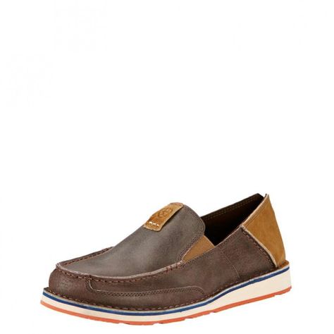 ARIAT MENS CRUISER EARTH BROWN/HUNTER FRONT $179.95 after comfortable shoes? The Ariat Cruiser has you covered. Ariat Cruisers, Mens Accessories Necklace, Mens Accessories Vintage, Mens Accessories Bracelet, Casual Slip On Shoes, Simple Shoes, Briefcase For Men, Mens Leather Bracelet, Mens Leather Bag