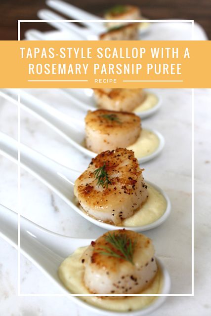 Scallops Starter Recipe, Fancy Tapas, Dinner Recipes Fancy, Amuse Bush Ideas, Seafood Amuse Bouche, Lobster Tapas, Scallop Appetizer Recipes, Scallops Appetizer Fancy, Fine Dining Starters Appetizers