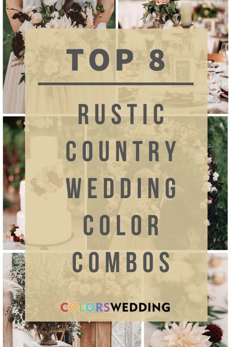 Colors Wedding | Rust and Orange Country Chic Wedding, Rust Bridesmaid Dresses Winter Wedding Rust Color, Wedding Cake With Orange Flowers, Cake With Orange Flowers, Boho Wedding Color Schemes, Tan Wedding Colors, Rustic Fall Wedding Colors, Country Wedding Colors, Fall Country Wedding, Wedding Teal