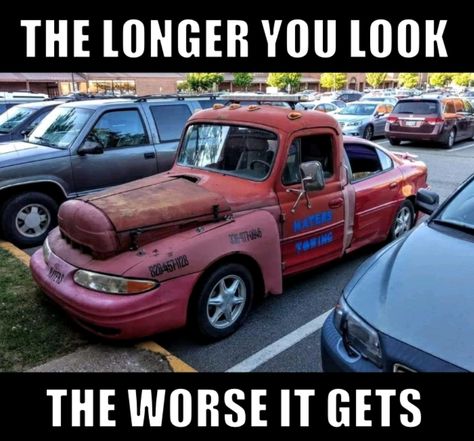 35 Fresh Pics and Funny Memes to Improve Your Mood - Wow Gallery Truck Jokes, Funny Car Quotes, Ford Jokes, Truck Memes, Car Jokes, Funny Car Memes, Mechanic Humor, Funny Cars, By Any Means Necessary