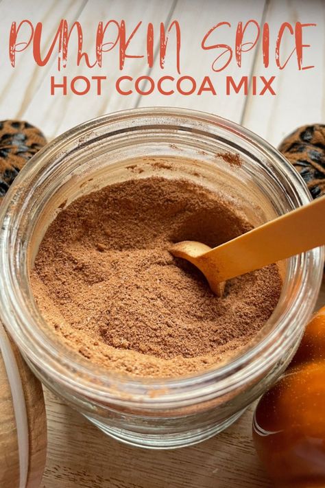 How To Make Pumpkin Spice Hot Chocolate, Homemade Pumpkin Spice Hot Chocolate, Pumpkin Spice Hot Chocolate Mix Recipe, Hot Pumpkin Spice Drinks, Coco Mix In A Jar, Diy Pumpkin Spice Hot Chocolate, Pumpkin Spice Cocoa Mix Recipe, Pumpkin Spice Cocoa Recipe, Hot Cocoa Mixes Homemade