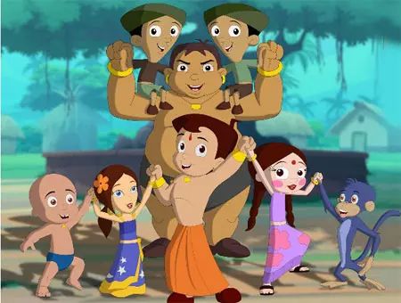 Cartoons Loved By Indian Kids! List Of 35 Best Cartoons In India! • Thebiem Bheem Cartoon, Chotta Bheem, Chan Drawing, Good Morning Cartoon Images, Chota Bheem, Chhota Bheem, Cartoon Wall Painting, Best Cartoon Shows, Good Morning Cartoon