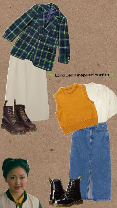 #larajeancovey #movies #outfit #ootd #outfitideas #outfitinspo Laura Jean Covey Outfits, Laura Jean Covey, Lara Jean Covey Outfits, Lara Jean Covey, Lara Jean, Boho Clothes, Movies Outfit, Cute Friend Pictures, Cute Friends