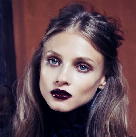 Vampy Lips Makeup, Victorian Makeup, Vamp Makeup, Vampy Makeup, Dark Lipstick, Ethereal Makeup, Gothic Makeup, Goth Makeup, Dark Makeup