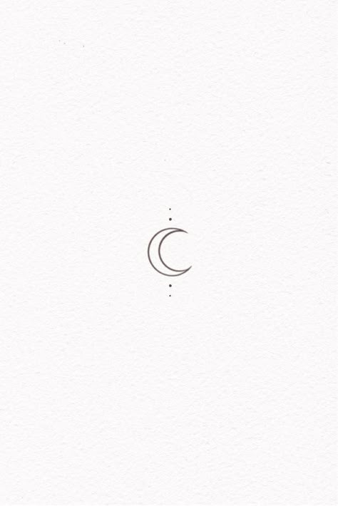 Minimal Moon Tattoo Ideas, Fine Line Moon Tattoo Ideas, Stars And Moon Tattoo Minimal, Moon Single Line Tattoo, Minimal Tattoo Moon, Line Art, Tatting, Tattoos