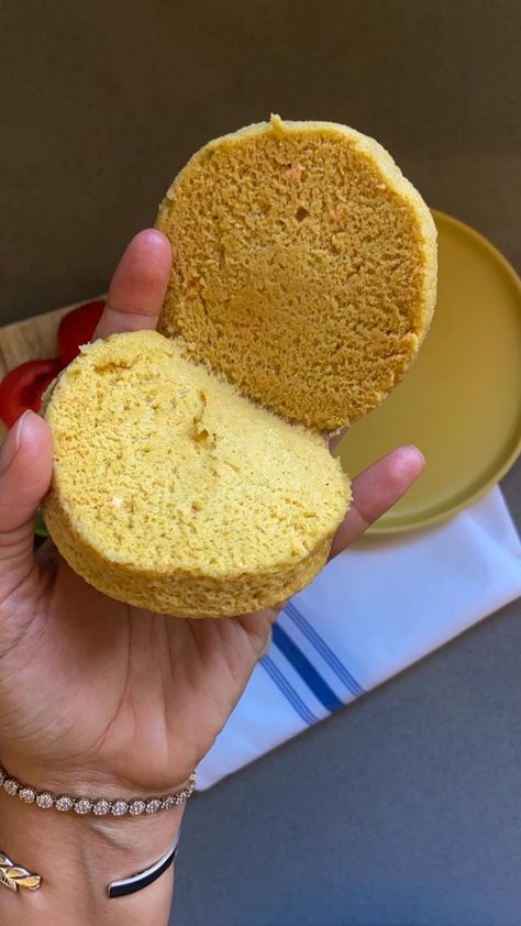 Cloud Lentil Bun - Essy Roz Lentil Bread Recipe, Lentil Bread, Lentil Flour, The Bun, Cloud Bread, Challah Bread, Bun Recipe, Chickpea Flour, Flour Recipes