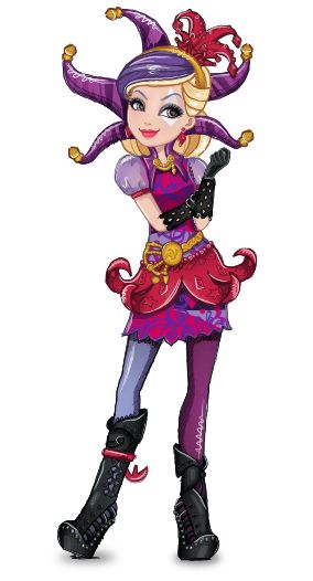 Courtly Jester | Ever After High Wiki | FANDOM powered by Wikia Courtly Jester, Darling Charming, Ever After High Rebels, Cerise Hood, Princesas Disney Anime, Lizzie Hearts, Joker Face, Joker Card, Monster High Characters