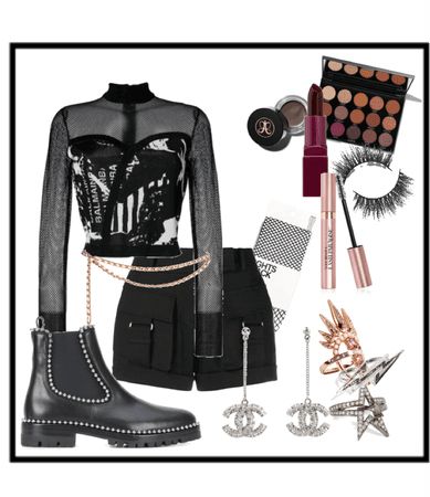 Deleter Outfit | ShopLook Chanel Earrings, Outfit Maker, Outfit Shoplook, Black Rhodium, Black Box, Outfit Ideas, Chanel, Frame, How To Wear