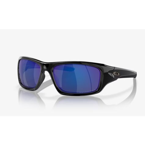 Brand: Oakley New With Defects - “Slight Marking's Due To Warehouse Storage/Handling” Product Detail: Shape: Rectangle Frame Material: O_matter Frame Color: Polished Black Lens Material: Polycarbonate Lens Technology: Polarized Lens Color: Deep Blue Iridium Polarized Lens Height: 38.1 Looks Best On These Faces Shape: Oval, Round Fit: Regular Style: Oo9236 Valve Retails For $207.00 Blue Black Color, Warehouse Storage, Sunglasses Frame, Rectangle Frame, Oakley Men, Polarized Sunglasses, Oakley Sunglasses, Deep Blue, Face Shapes