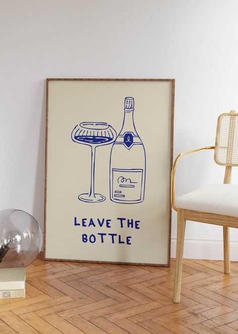 Leave the Bottle Print Bar Cart Print Trendy Bar Cart Decor Funny Drinking Quote Retro Print Vintage Drinks Print Bar Poster Printable Art - Etsy Australia Bar Cart Poster Prints, Alcohol Artwork, Bar Cart Poster, Bar Prints, Bar Cart Prints, Vintage Drinks, Funny Drinking Quotes, Bar Cart Print, Art Examples