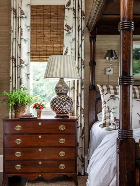 Double Nightstand Decor, Southern Master Bedrooms Decor, European Eclectic Bedroom, Southern Style Bedroom, Southern Traditional Bedroom, Traditional Master Bedrooms Decor, Traditional Eclectic Bedroom, Southern Bedroom Decor, Southern Traditional Interior Design