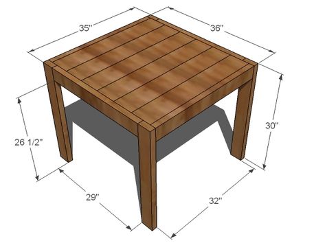 Farm Table Plans, Square Kitchen Tables, Farmhouse Diy Projects, Diy Kitchen Table, Nook Table, Modern Farmhouse Diy, Modern Farmhouse Table, Diy Farmhouse Table, Table Farmhouse