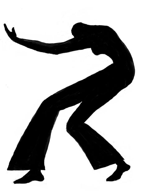 Silhouette. Dancer, Movement, Modern Dance, Black and White, Abstract, Figurative, Art PrintBlack History Month Abstract Dancing Figures, Dancer Silhouette Art, Ecstatic Dance Art, Dance Party Illustration, Movement Art Design, Silhouette Art People, Dance Diagram, Sillouttes Images Women, Dance Silhouette Art