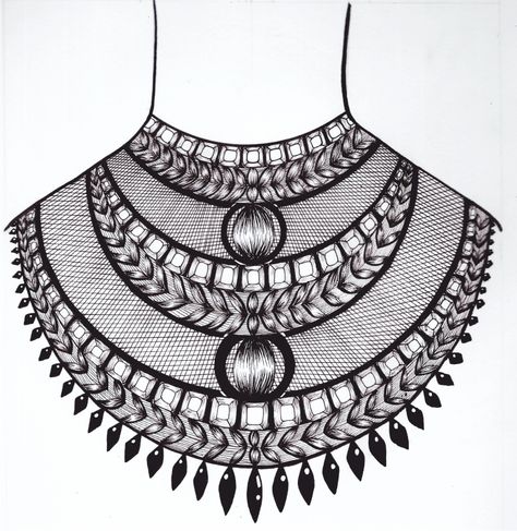 Beautiful heavy necklace design drawing using mandala art | Latest Diamond necklace drawing pen art Necklace Drawing Sketch Simple, Accessories Design Sketch, Necklace Drawing, Heavy Necklace, Mandala Jewelry, Neck Pieces Jewelry, Art Jewelry Design, Jewellery Design Sketches, Jewerly Designs