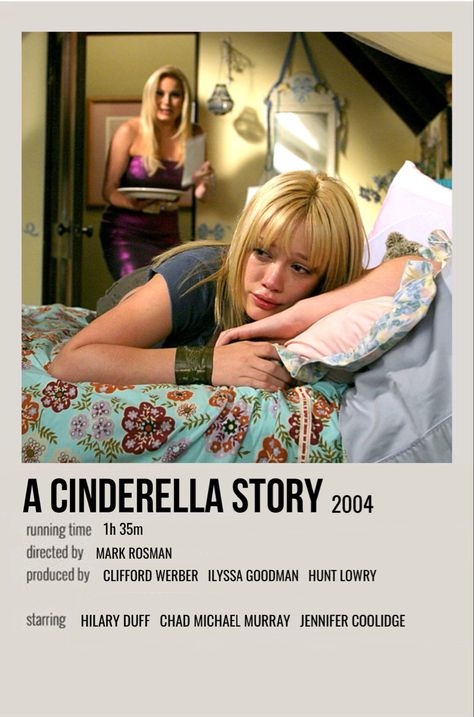 2000s Movies Posters, 2000 Movies Aesthetic, A Cinderella Story Poster, 2000’s Movies, Iconic 2000s Movies, Sam Montgomery, 2010s Movies, 2000s Films, The Cinderella Story