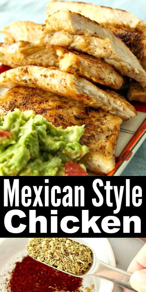 Mexican Chicken Seasoning, Mexican Chicken Breast Recipes, Mexican Chicken Breast, Chicken Breast Tacos, Mexican Chicken Tacos, Mexican Grilled Chicken, Mexican Style Chicken, Chicken Seasoning Recipes, Salads Healthy