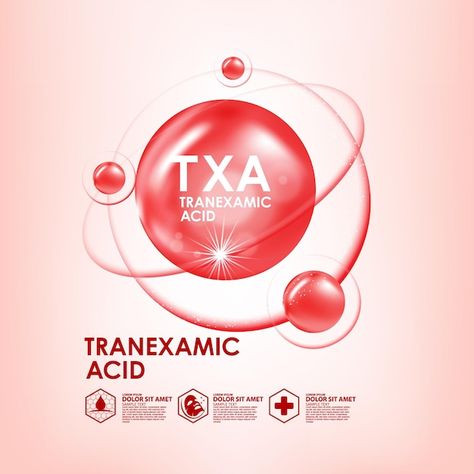 Tranexamic acid serum skin care cosmetic | Premium Vector #Freepik #vector #beauty-care #face-care #beauty #skin Tranexamic Acid, Kojic Acid, Skin Care Serum, Skin Serum, Face Care, Skin Treatments, Vector Photo, Beauty Care, Premium Vector