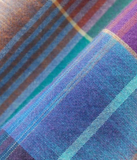 A lightweight, hand woven cotton fabric with a plaid, striped or checkered pattern, Madras fabric came from India. Learn more about this unique fabric. Types Of Cotton Fabric, Popular Clothing, Madras Plaid, Unique Fabric, Popular Outfits, Comfy Sweatshirt, Plaid Fabric, Cotton Fabrics, Checkered Pattern