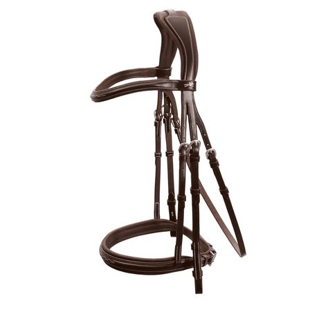 Showing english this summer? Head into the arena and make a good impression with one of these gorgeous bridles! 1) HKM® FANCY STITCHED AND PADDED HUNTER BRIDLE: https://bonypony.com/product/hkm-fancy-stitched-and-padded-hunter-bridle/ 2) OVATION MANCHESTER ANATOMIC BRIDLE BROWN HORSE: https://bonypony.com/product/manchester-anatomic-bridle-brn-hrs/ 3) SCHOCKEMOHLE MONTREAL SNAFFLE BRIDLE: https://bonypony.com/product/schockemohle-montreal-snaffle-bridle/ 4) ARAMAS FANCY RAISED PADDED C... English Saddles, Espresso And Cream, Equestrian Shop, English Bridle, Horse Bridle, English Saddle, Brown Horse, Bridles, Show Jumping