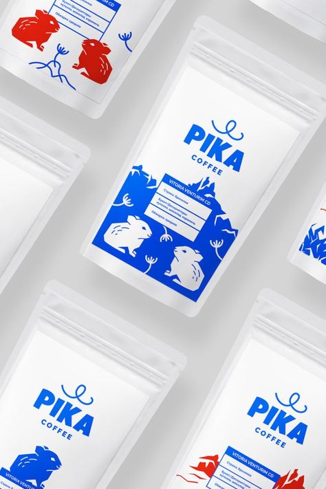 Minimalistic coffee beans packaging with linocut illustrations for Pika coffee by Mojno Branding Agency Coffee Beans Packaging, Beans Packaging, Bean Packaging, Coffee Packaging, Branding Agency, Label Design, Linocut, Coffee Beans, Graphic Design Illustration