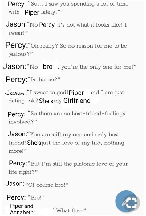 Percy And Jason Bromance, Percy Jackson And Grover, Percy Jackson Grover, Percy And Jason, Jason And Percy, Perseus Jackson, Percy Jackson Ships, Percy Jackson Head Canon, Pjo Hoo