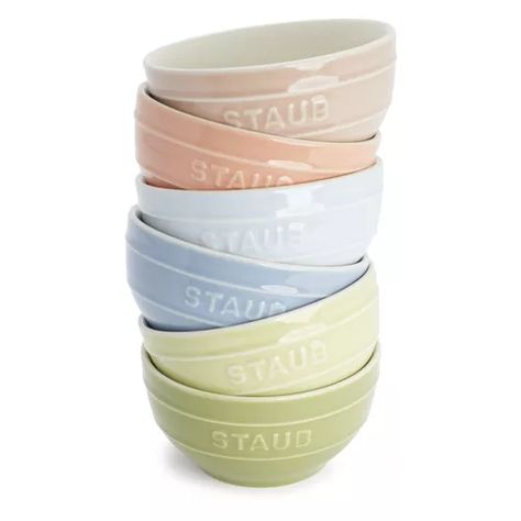 Cereal Bowls, Soup Bowls, Pasta & Serving Bowls | Sur La Table Beautiful Kitchenware, Pastel Kitchen, Mini Bowls, Stoneware Ceramics, Compact Storage, French Inspired, Cereal Bowls, Beautiful Gift Boxes, Dinnerware Sets