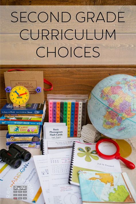 Our family's recommended second grade homeschool curriculum choices. Includes suggested resources for language arts, math, science and social science. via @researchparent Second Grade Homeschool, Second Grade Curriculum, Homeschooling 2nd Grade, Worksheet Kindergarten, Second Grade Science, Elementary Books, Free Homeschool Curriculum, Social Studies Curriculum, Homeschool Supplies