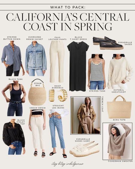 In this travel capsule, I'm highlighting what to pack for several days along the central coast of California. You can also use code SHANNONP15 for 15% off Jenni Kayne items in this collection. We recently took a weekend trip to Santa Barbara, which inspired me to put this capsule together. Let me know what you think! | packing, travel, central coast, spring, getaway, weekend trips, looks, style, fashion, capsule wardrobe, ideas Paso Robles Outfit, California Fashion Summer, California Style Outfits, Capsule Wardrobe Ideas, Styled Outfits, Spring Getaway, Spring Stripes, California Outfits, Travel Capsule Wardrobe