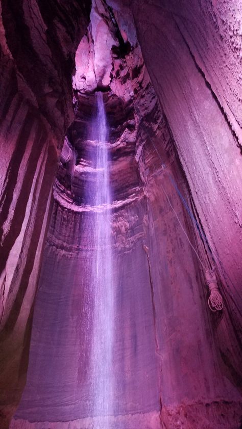 Ruby Falls, Chattanooga,  Tennessee Ruby Falls Tennessee, Ruby Falls, Chattanooga Tennessee, Dream Destinations, Antelope Canyon, Tennessee, Ruby, Natural Landmarks, Nature