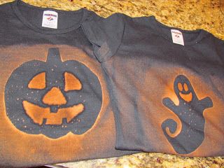 Bleach Stencil Shirts Diy, Bleach Stencil, Stencil Shirt, Bleach Painting, Silly Sayings, Diy Halloween Shirts, Bleach Shirt Diy, Senior Crafts, Pumpkin Tshirt