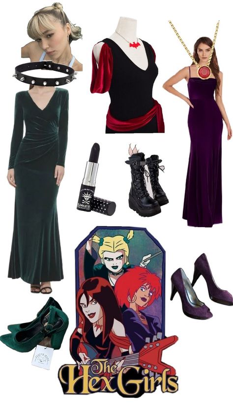 Hex Girls Cosplay, Hex Girls Costume, Costumes 2024, Hex Girls, Girl Costumes, Scooby Doo, Halloween Costumes, Halloween