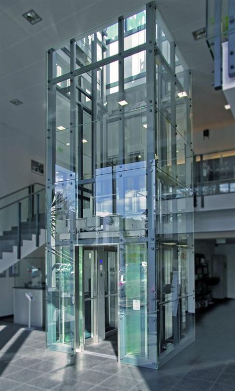 Stair Elevator, 3 Storey House Design, Elevator Interior, Brick Projects, Glass Cabin, Glass Lift, Elevator Design, Glass Elevator, Dream Mansion