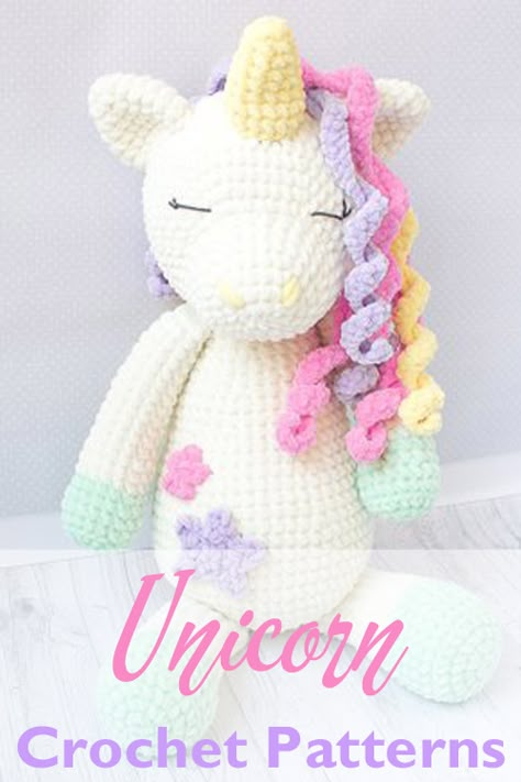 Plush Unicorn Crochet, Plush Unicorn Crochet Pattern, Crochet Unicorn Amigurumi, Crochet Unicorn Pillow Free Pattern, Crochet Amigurumi Free Patterns Unicorn, Crochet Rainbow Unicorn, Easy Unicorn Crochet Pattern Free, Unicorn Pattern Crochet, Unicorn Amigurumi Pattern