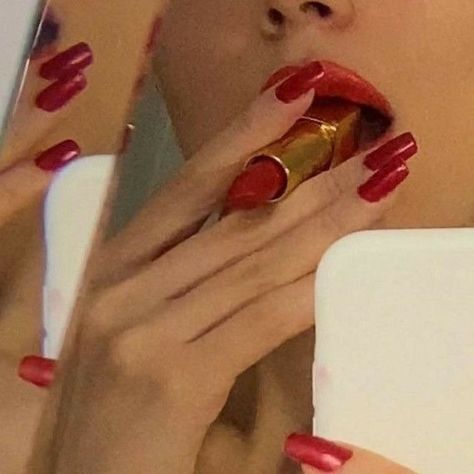 Kiara Core, Aries Aesthetic, Maddest Obsession, The Maddest Obsession, Made Series, Fran Fine, I See Red, Red Nail Polish, Red Nail