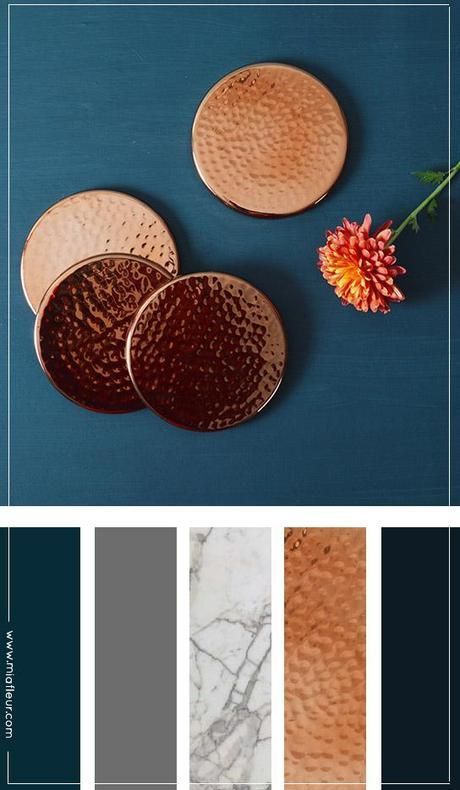 what colors look good with copper in a kitchen - Google Search Copper Interior, Home Decor Colors, Remodel Bedroom, Benjamin Moore, Colour Schemes, Color Pallets, My New Room, Room Colors, 인테리어 디자인