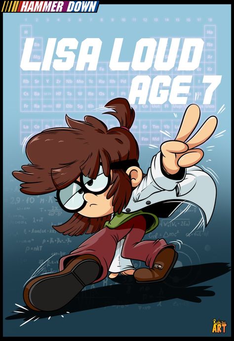 Lisa Loud, Loud House Sisters, Kartu Pokemon, Fan Image, The Loud House Fanart, Loud House Characters, The Loud House, Chain Reaction, 90s Cartoons